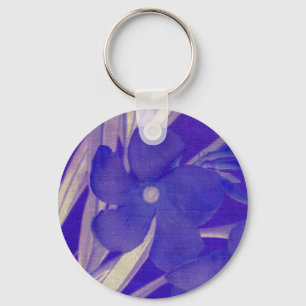 Lila Blume Keychain Schlüsselanhänger