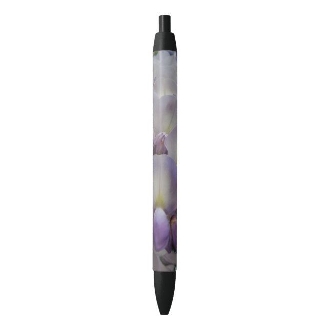 Lila Blume Kugelschreiber (Vorderseite Vertikal)