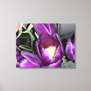 Lila Blume Leinwanddruck