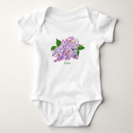 lila Blume lila Aquarell T - Shirt