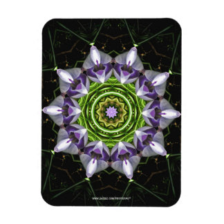 Lila Blume Magnet
