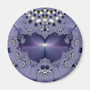 Lila Blume Magnet
