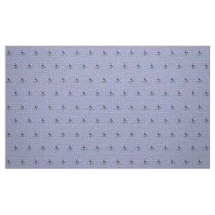 Lila Blume mit Tumbling Aquamarinen Wirbel 60" Stoff