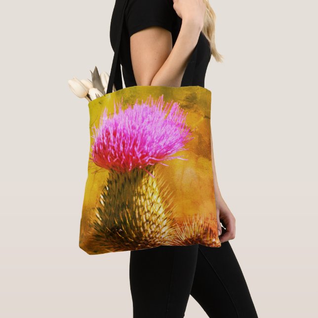 Lila Blume Nah Tasche (Von Nahem)