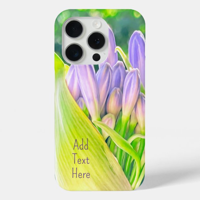 Lila Blume - Nillilie Case-Mate iPhone Hülle (Rückseite)