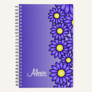 Lila Blume Notebook für Office, School, Artist Notizbuch