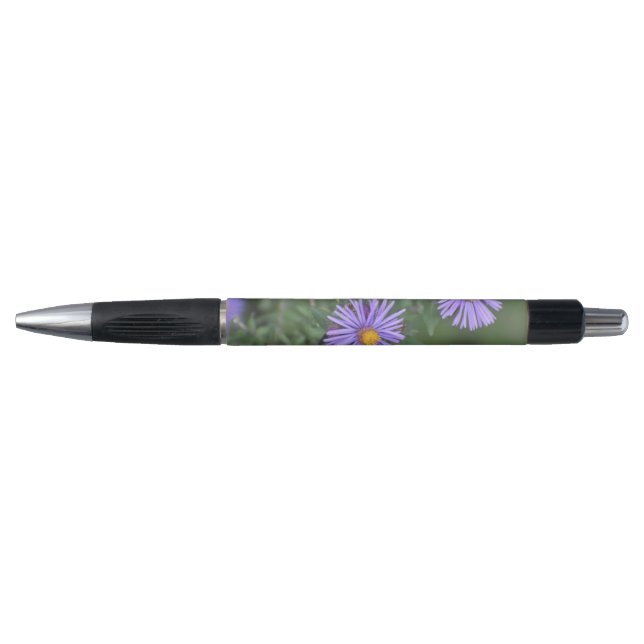 Lila Blume Pen Kugelschreiber (Vorderseite)