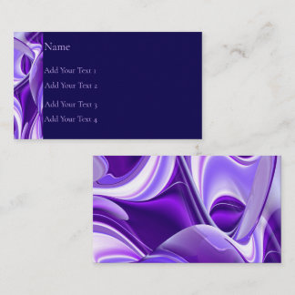 Lila Blume Rainbow Dreams Business Card Visitenkarte