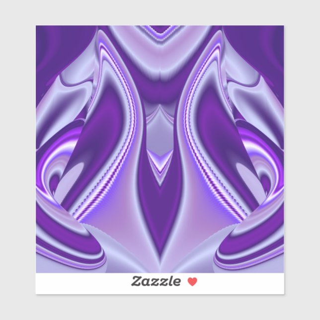 Lila Blume Regenbogen Träume Aufkleber (Blatt)