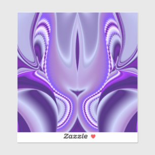 Lila Blume Regenbogen Träume Aufkleber