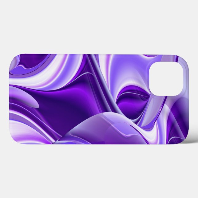 Lila Blume Regenbogen Träume Case-Mate iPhone Hülle (Rückseite (Horizontal))