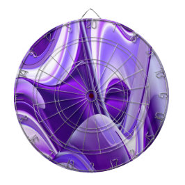 Lila Blume Regenbogen Träume Dartscheibe