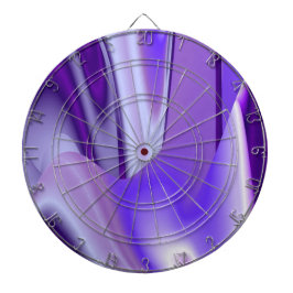 Lila Blume Regenbogen Träume Dartscheibe