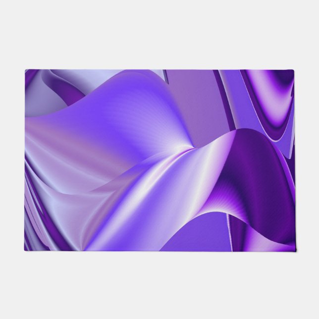 Lila Blume Regenbogen Träume Fußmatte (Vorderseite)