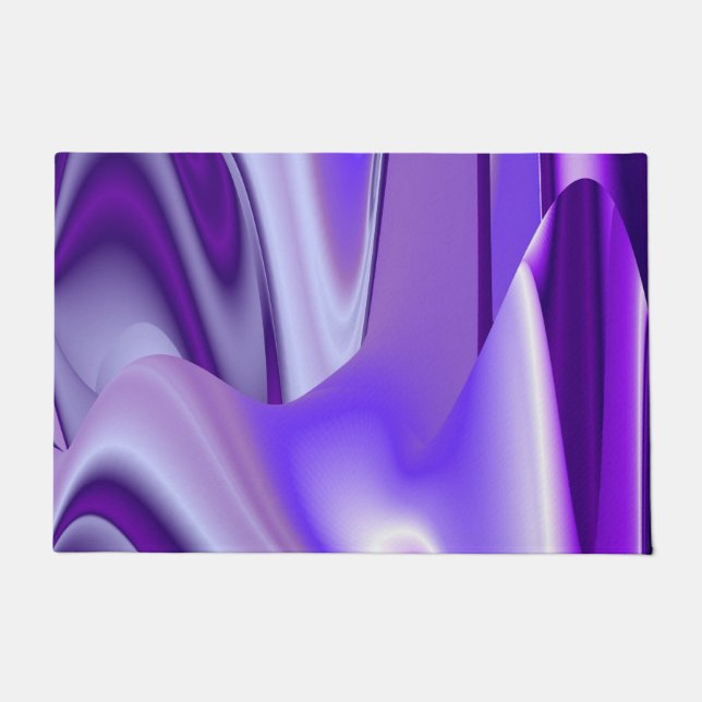 Lila Blume Regenbogen Träume Fußmatte (Vorderseite)