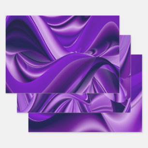 Lila Blume Regenbogen Träume Geschenkpapier Set