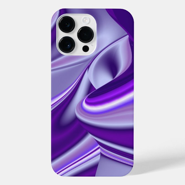 Lila Blume Regenbogen Träume iPhone 14 Pro Max Hülle (Rückseite)
