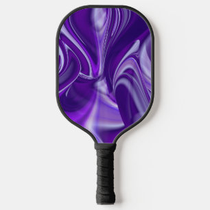 Lila Blume Regenbogen Träume Pickleball Schläger