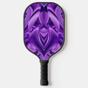 Lila Blume Regenbogen Träume Pickleball Schläger