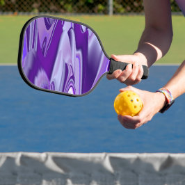 Lila Blume Regenbogen Träume Pickleball Schläger