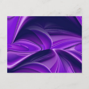 Lila Blume Regenbogen Träume Postkarte