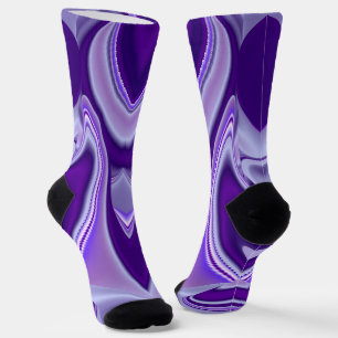 Lila Blume Regenbogen Träume Socken