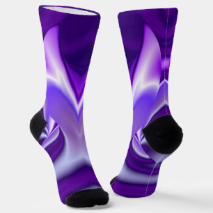 Lila Blume Regenbogen Träume Socken