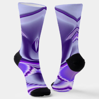 Lila Blume Regenbogen Träume Socken