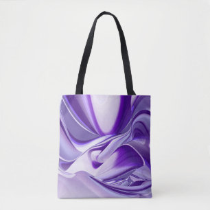 Lila Blume Regenbogen Träume Tasche