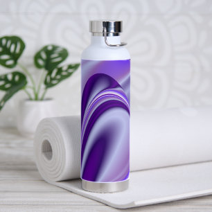 Lila Blume Regenbogen Träume Trinkflasche