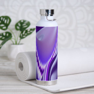 Lila Blume Regenbogen Träume Trinkflasche