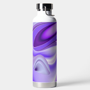 Lila Blume Regenbogen Träume Trinkflasche