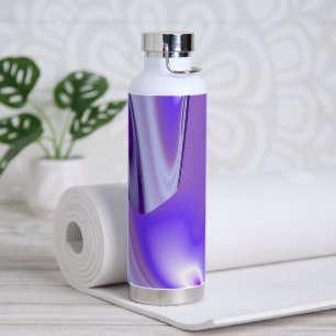 Lila Blume Regenbogen Träume Trinkflasche