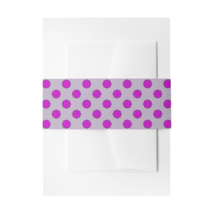 Lila Blume Ribbon von Kenneth Yoncich Einladungsbanderole
