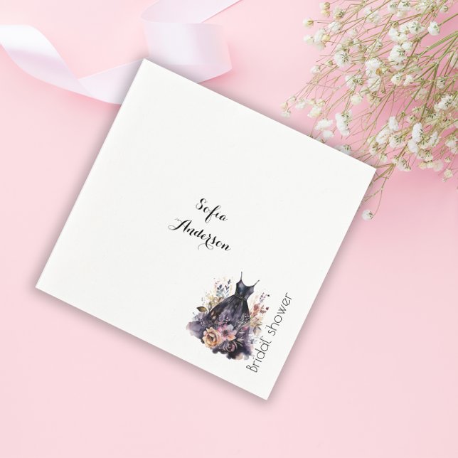 Lila Blume Serviette (Von Creator hochgeladen)