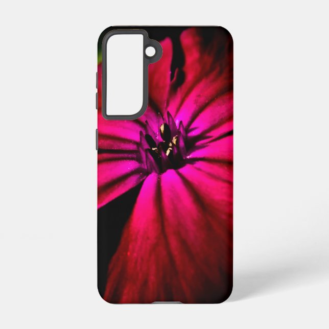Lila Blume sgcnm Samsung Galaxy Hülle (Rückseite)