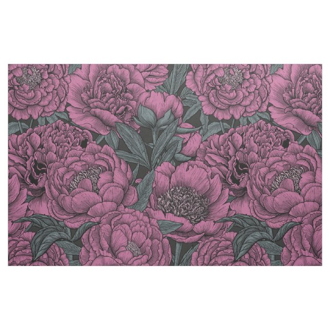 Lila Blume Stoff (Fat Quarter (45,7 x 55,9 cm))