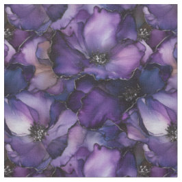 Lila Blume Stoff