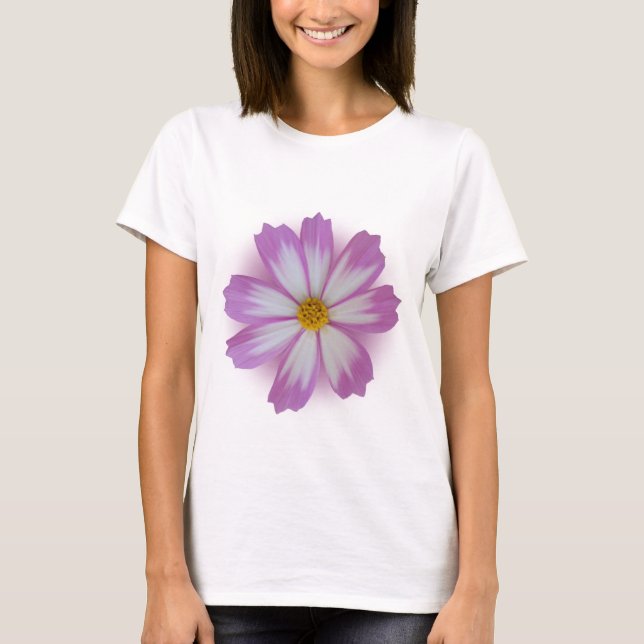 Lila Blume T-Shirt (Vorderseite)