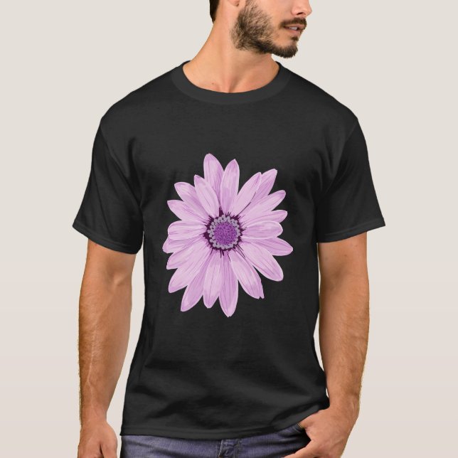 Lila Blume T-Shirt (Vorderseite)