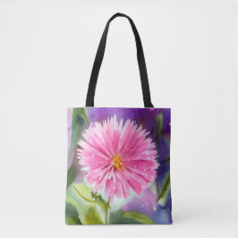 Lila Blume Tasche