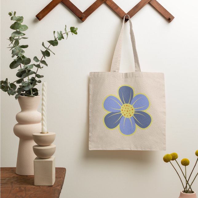 Lila Blume Tote Tasche (Von Creator hochgeladen)