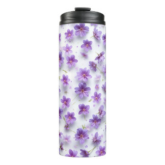 "Lila Blume Tumbler - Iced Summer Drinks" Thermosbecher