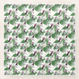 Lila Blume Vine Muster Untersetzer