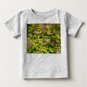 Lila-Blumen-Garten-Kinder-T-Shirt Baby T-shirt