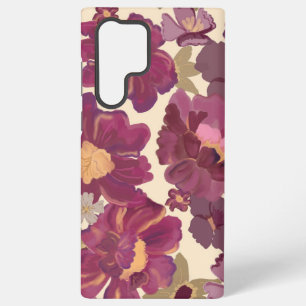 Lila Blumen-Handyhülle Samsung Galaxy Hülle