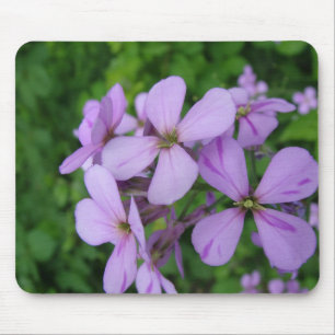 lila Blumen Mousepad