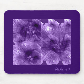 Lila Blumen Mousepad
