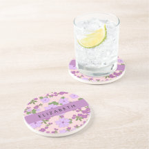 Lila Blumen, Muster von Blume, Ihr Name