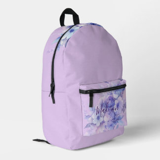 Lila Blumen, Rose, Lavendel-Rucksack Bedruckter Rucksack